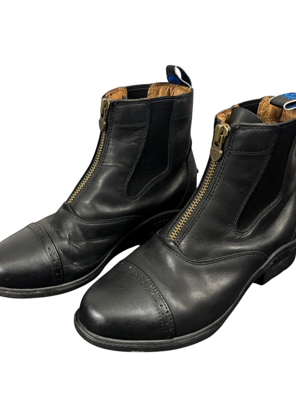 Ariat Women's Heritage Paddock Zip Ankle Boot Women’s Black Leather Size 6.5 B
